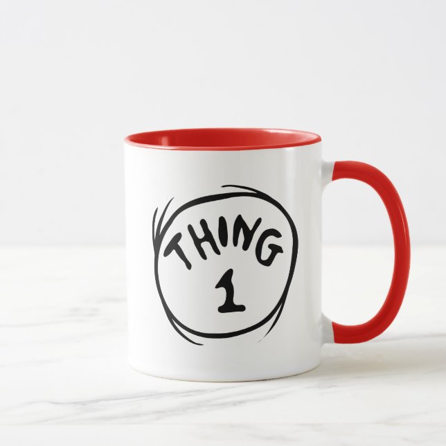 Mug Dr Seuss | Chose Une Chose Deux - Chose Une (Droite)