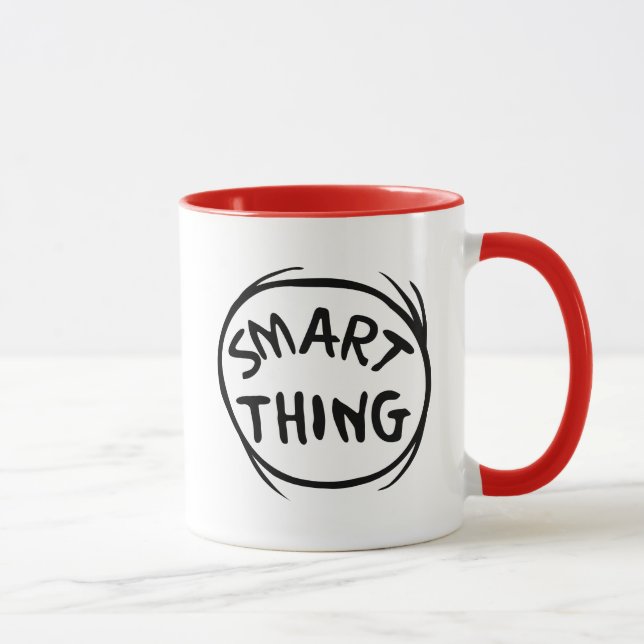 Mug Dr Seuss | Chose Une Deux - Chose Intelligente (Droite)
