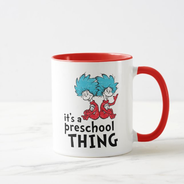 Mug Dr. Seuss | Enseignant C'est Une Chose De Maternel (Droite)