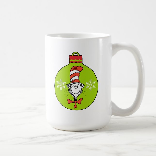 Mug Dr. Seuss | Grinch | Chapeau de Chat Ornement (Droite)