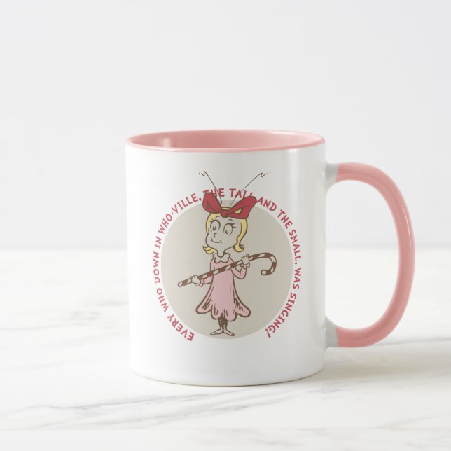 Mug Dr. Seuss | Grinch | Cindy-Lou Who - Citation Mign (Droite)
