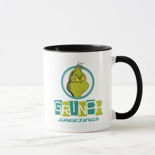 Mug Dr. Seuss | Grinch Greetings (Droite)