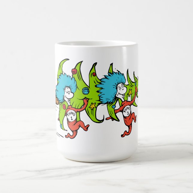 Mug Dr. Seuss | Grinch | Thing One et Thing Two Noël (Centre)