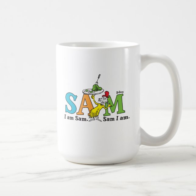Mug Dr. Seuss | Je suis Sam. Sam je suis. (Droite)