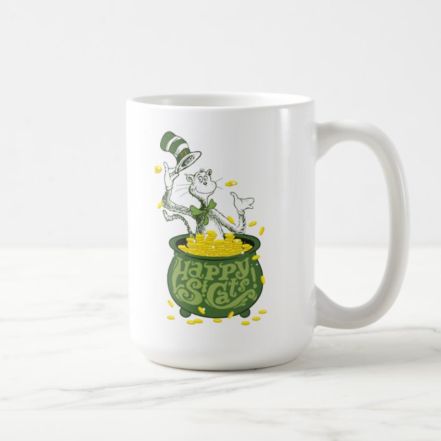 Mug Dr Seuss| Le Chat dans le Casquette - Joyeux St. C (Droite)