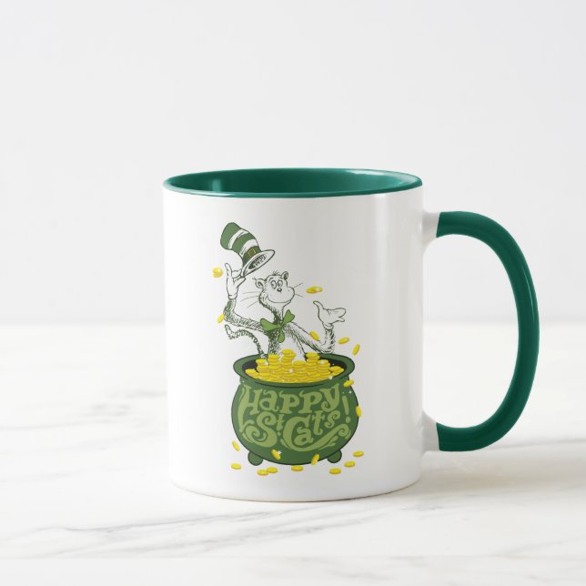 Mug Dr. Seuss | Le Chat dans le Chapeau - Joyeux Chat! (Droite)