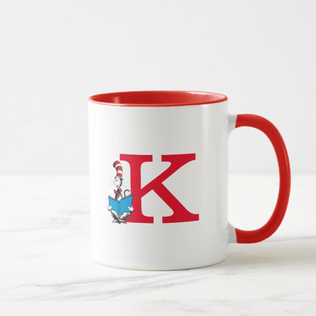 Mug Dr. Seuss Le Chat dans le Chapeau - Monogramme de  (Droite)