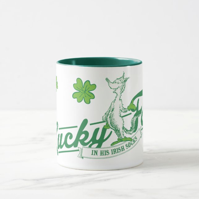 Mug Dr Seuss | Lucky Fox Dans Ses Chaussettes Irlandai (Centre)