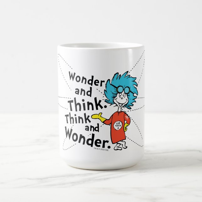 Mug Dr Seuss | Merveilleuse et réfléchis. Pensez et ét (Centre)