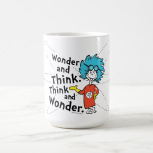 Mug Dr Seuss Merveilleuse et réfléchis. Pensez et ét