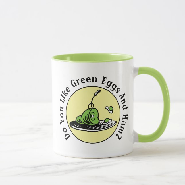 Mug Dr. Seuss | Œuf vert et jambon icône (Droite)