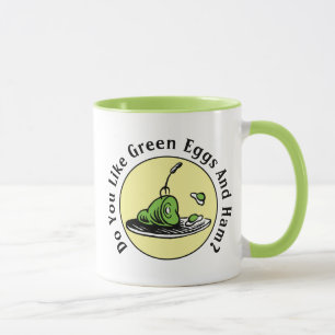 Mug Dr Seuss   Oeufs verts et icône de jambon