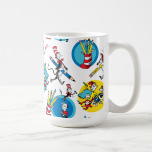 Mug Dr. Seuss Personnages au crayon motif