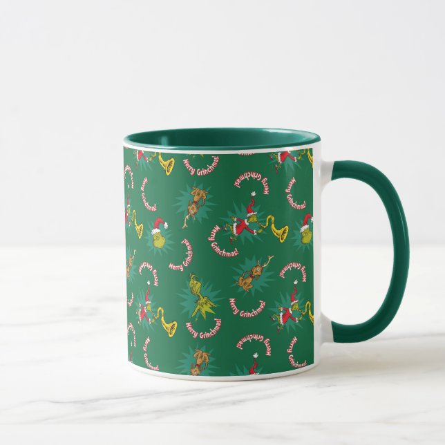 Mug Dr Seuss | The Grinch | Merry Grinchmas Motif (Droite)