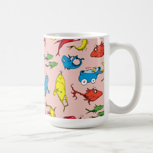 Mug Dr. Seuss | Un Poisson Deux Poissons Motif (Droite)