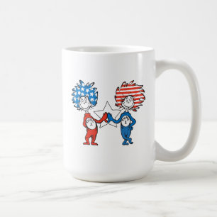 Mug Dr Seuss Une chose Deux graphiques patriotiques
