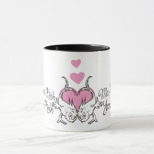 Mug Dr. Seuss Valentine   Un poisson deux poissons