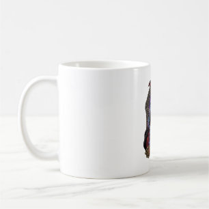 Mug Dracula Halloween Lune Rouge Chauves-Souris Crâne_