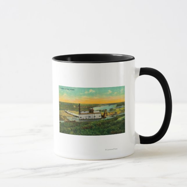 Mug Dragage pour l'extraction d'or en AlaskaState (Droite)