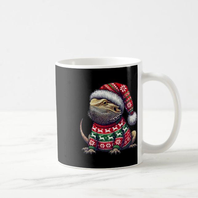 Mug Dragon à oreilles Douille moche Santa Hat Noël (Droite)