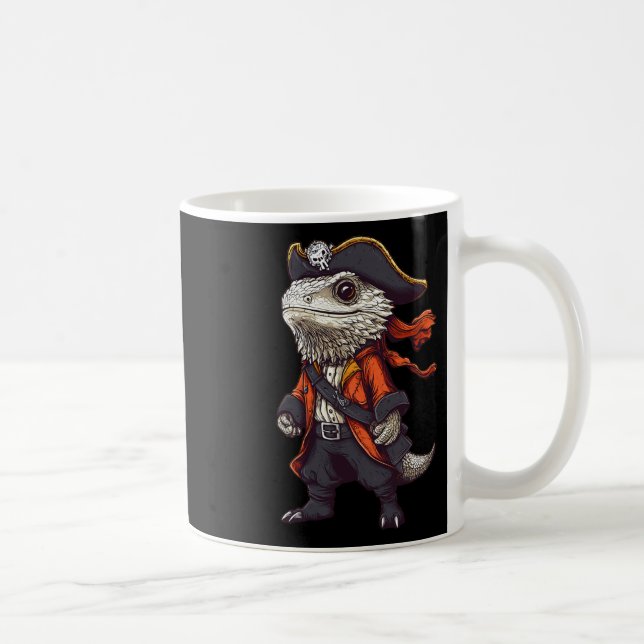 Mug Dragon À Portes Habillé Comme Un Pirate Drôle Hall (Droite)