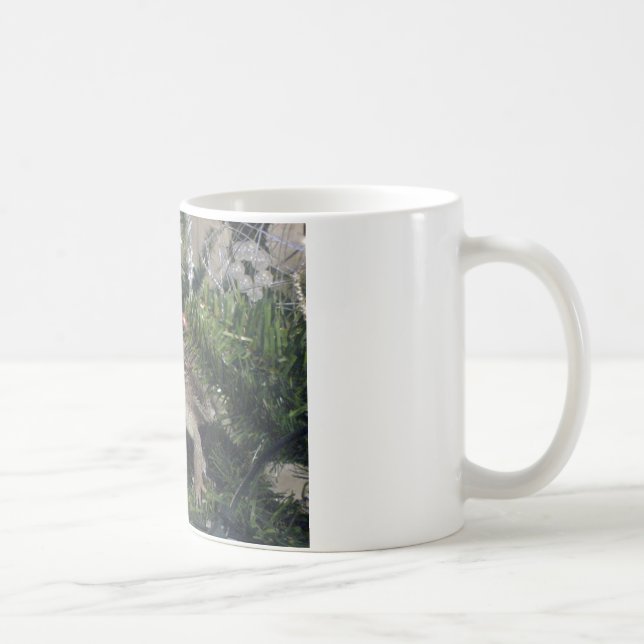 Mug dragon barbu vers le haut d'arbre de Noël (Droite)