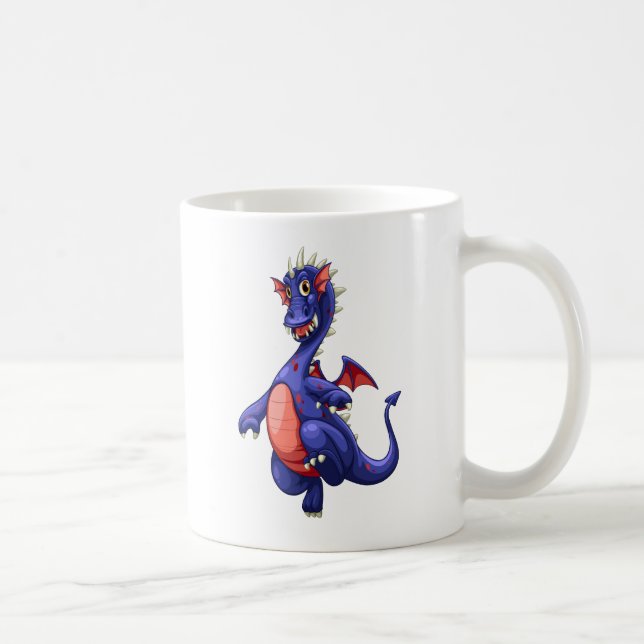 Mug Dragon bleu (Droite)