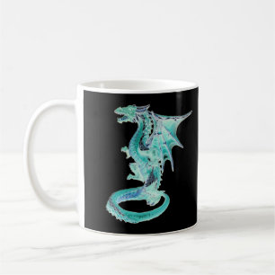 Mug Dragon Céramique Fantastique Bleu Ciel Personnalis
