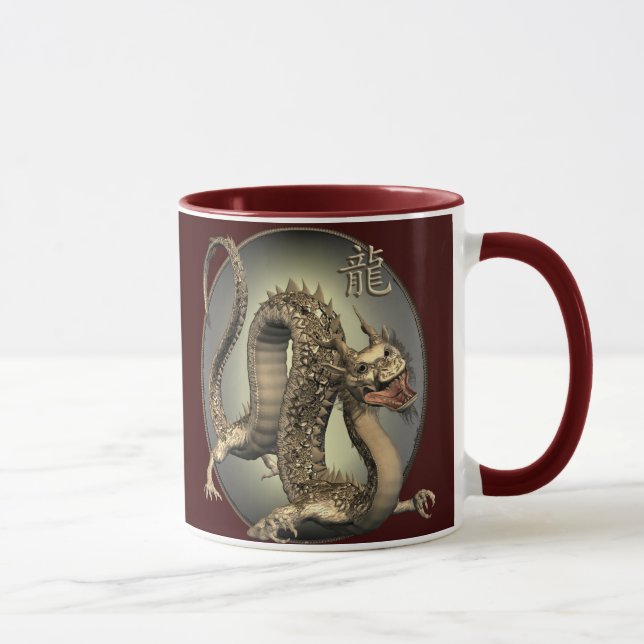 Mug Dragon chinois vintage (Droite)