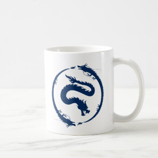 Mug Dragon Circle en dark Blue