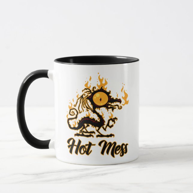 Mug Dragon Crise Mess Hot Mess (Gauche)