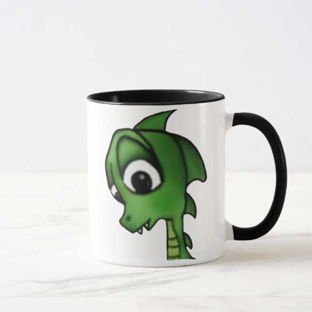 Mug Dragon de bande dessinée (Droite)