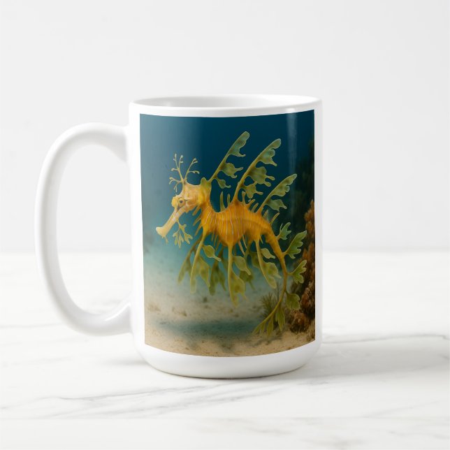 Mug Dragon de mer verdoyant (Gauche)