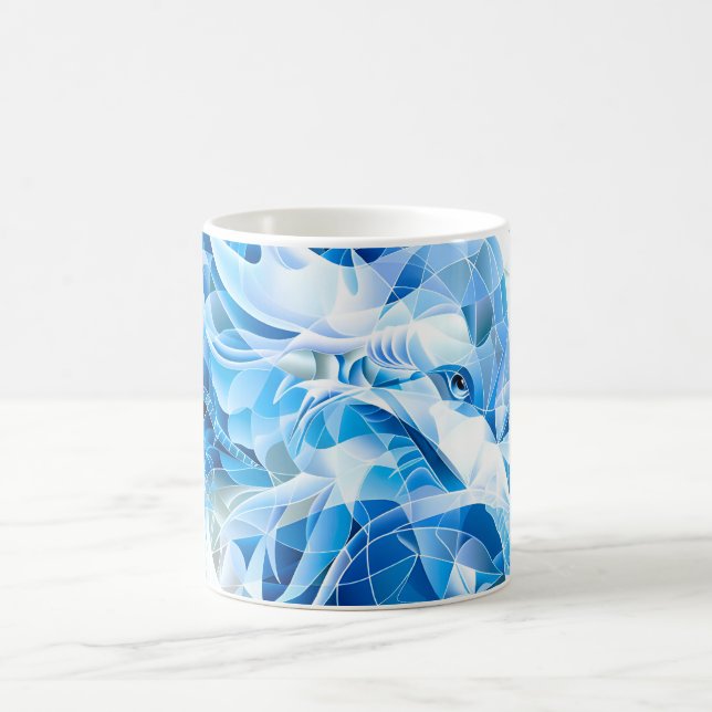 Mug Dragon de Mosaïque Ciel Bleu (Centre)