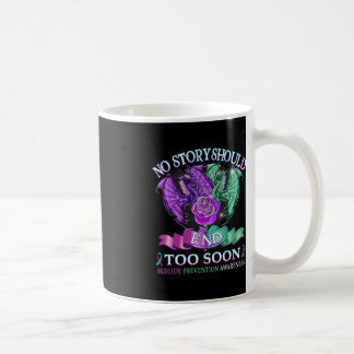 Mug Dragon de sensibilisation au suicide Aucune histoi