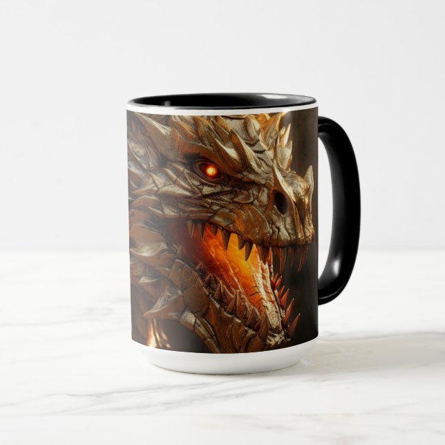 Mug Dragon d'or (Devant droit)
