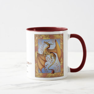 Mug Dragon d'Orange d'Automne Nature Imaginaire Art