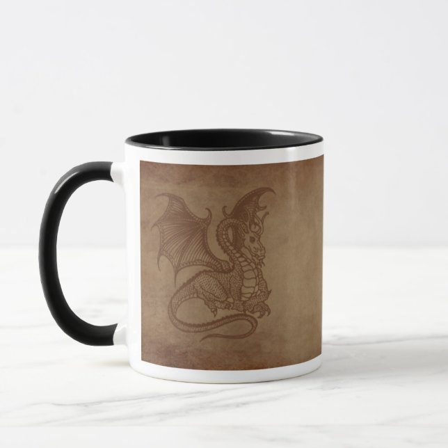Mug Dragon et carte (Gauche)
