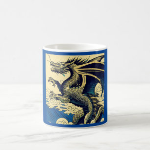 Mug Dragon européen Imaginaire - Bois coupé 3