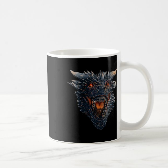 Mug Dragon Head Sur Le Point De Faire Feu Sur Ses Enne (Droite)