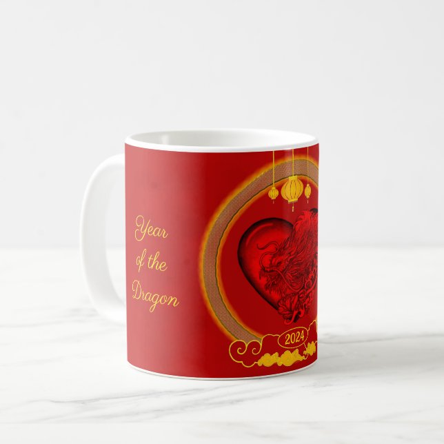 Mug Dragon Heart, Année du Dragon (Devant gauche)