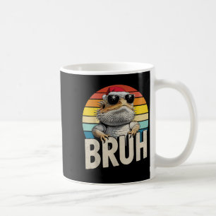 Mug Dragon hérissé Père Noël Noël Bruh Retro Lizard B