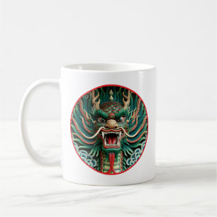 Mug Dragon japonais et traditions shintoïstes-bouddhis