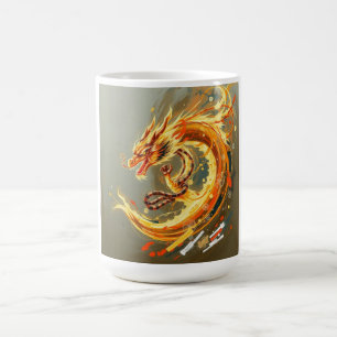 Mug Dragon Jaune Doré