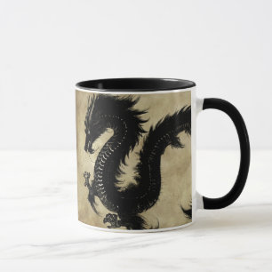 Mug Dragon noir