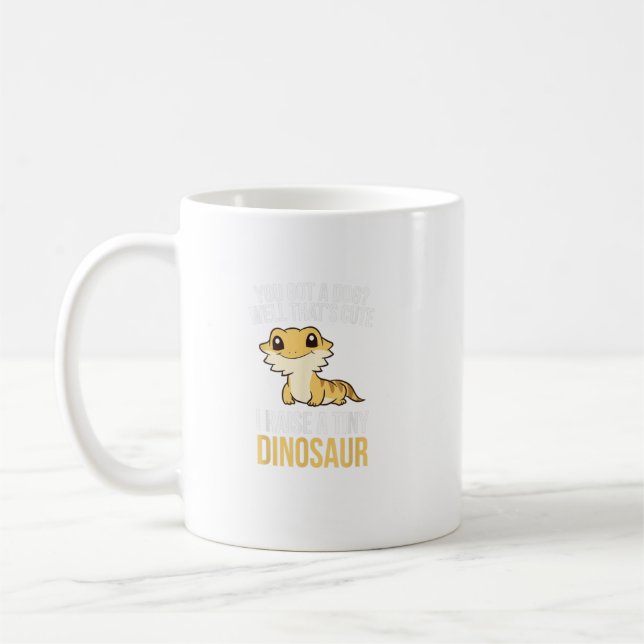 Mug Dragon Pet Je Lève Un Minuscule Dinosaure Bearé (Gauche)