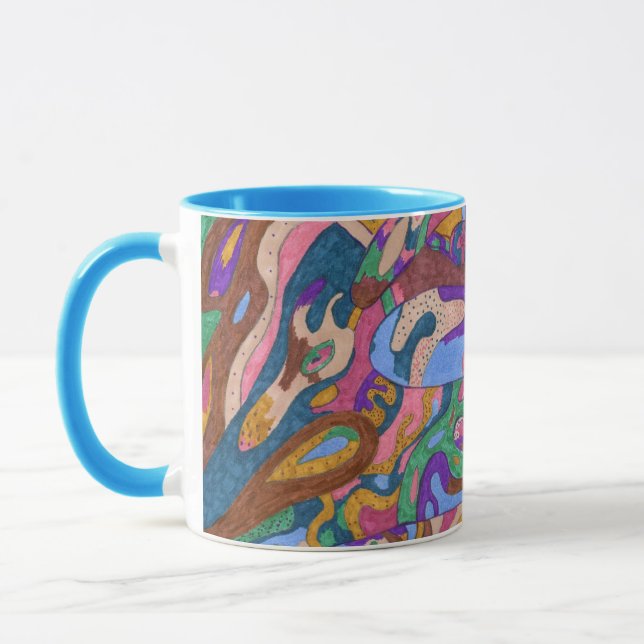 Mug Dragon Ride, Original Abstrait (Gauche)
