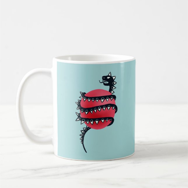 Mug Dragon Snake Goth (Gauche)