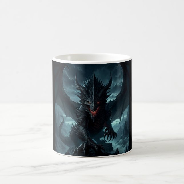 Mug Dragon sombre et médiéval (Centre)