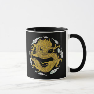 Mug Dragon traditionnel d'or